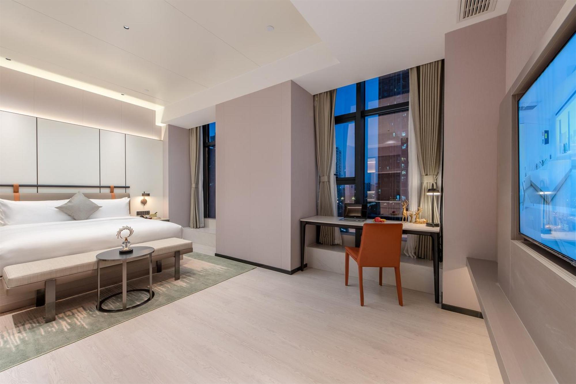 Oness Executive Hotel Guangzhou Huangpu Luogang - Free Shuttle Bus For Canton Fair Exterior photo
